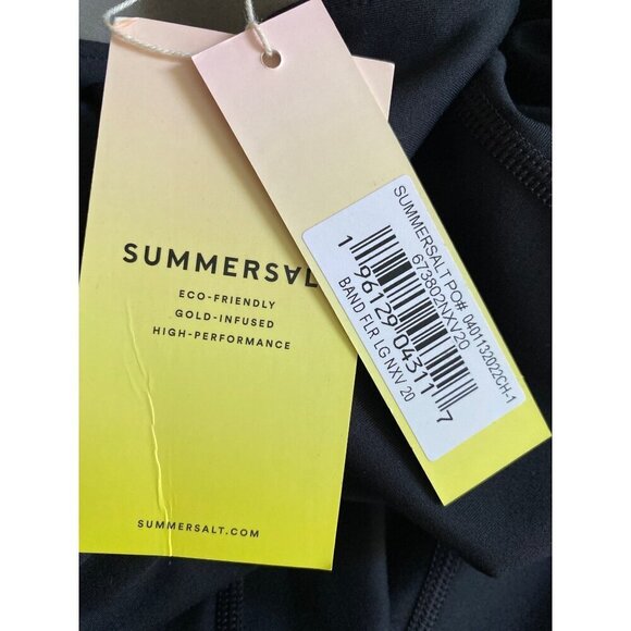 Summersalt The Cross-Waist Straight-Leg Leggings, NWT $95 Black Women’s Size 20 - Picture 9 of 9